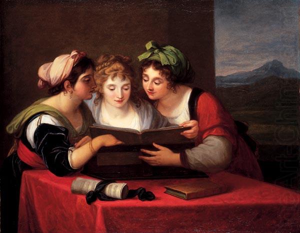 Angelica Kauffmann Drei Sangerinnen china oil painting image